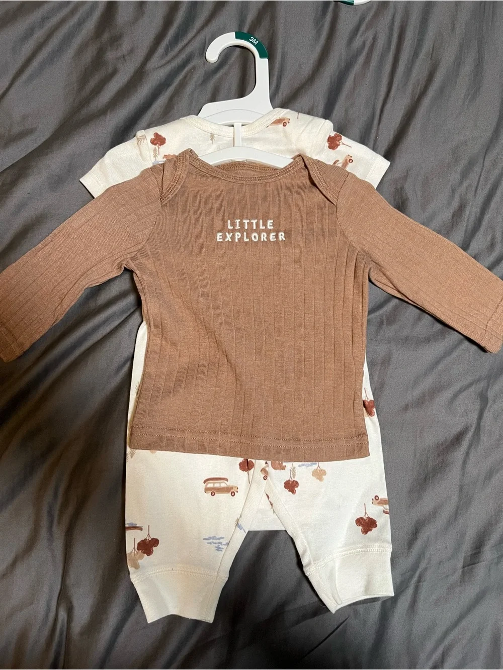 Carter's Just One You Baby Boy 3-Piece Wilderness Bodysuit Set Little Explorer
